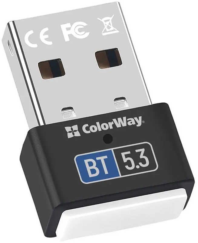 Адаптер Bluetooth v5.3 USB, чорний Colorway - фото 3