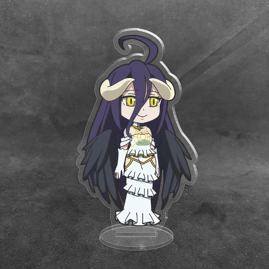 Акрилова колекційна фігурка Chibi Аніме Король Overlord Albedo, Альбедо 2 10 см - фото 2