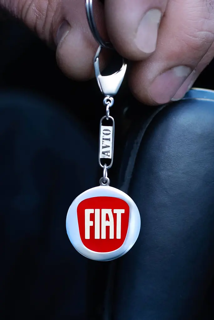 Срібний брелок FIAT (Фіат) (9021.1) - фото 2
