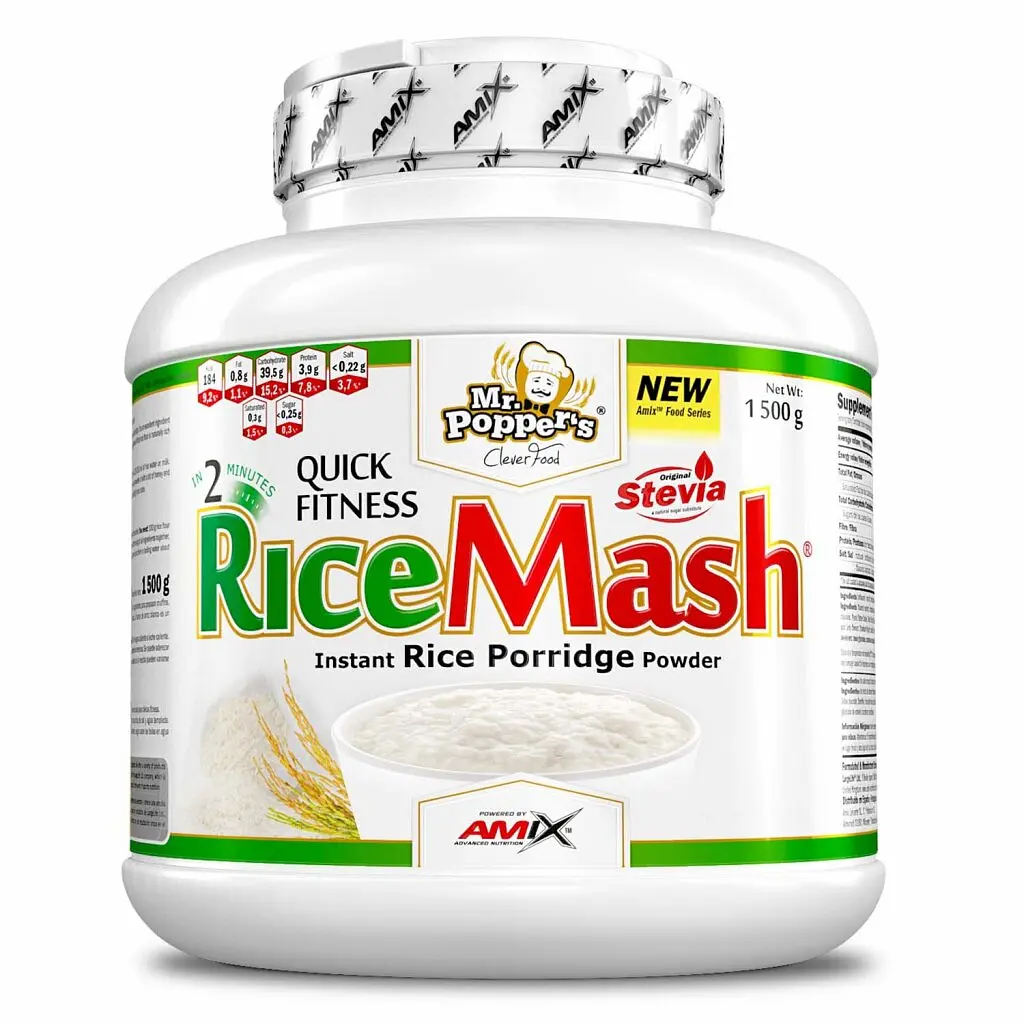 Замінник харчування AMIX Mr.Popper´s RiceMash, 1.5 кг - Полуничний йогурт