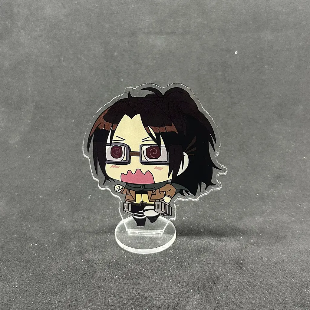 Акрилова колекційна фігурка Чібі Chibi Атака титанів Ханджи Зое (2) 10 см - фото 2