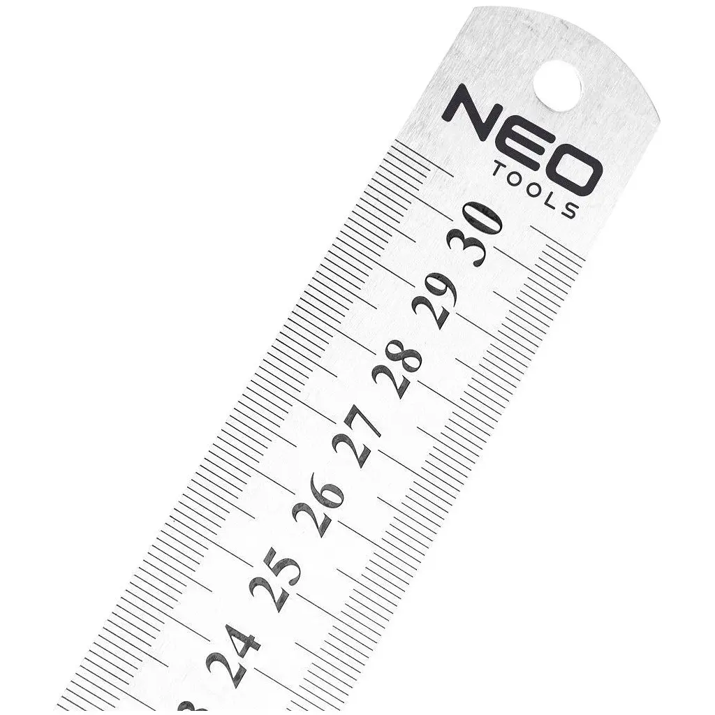 Лінійка будівельна Neo Tools нержавіюча сталь, 300мм (72-213) - фото 2
