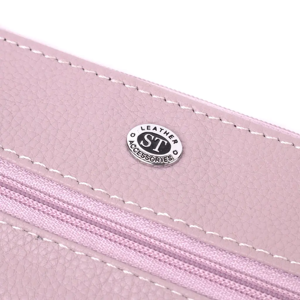 Відмінна ключниця із натуральної шкіри ST Leather 22512 лілова - фото 6