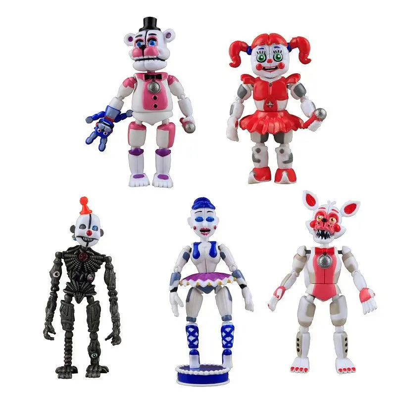 Іграшки П'ять ночей із Фредді / Five Nights at Freddy Фігурки Sister Location, 5 шт - фото 2