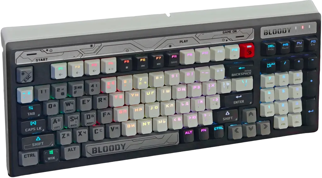 Клавиатура A4Tech Bloody B950 Warrior RGB Blue - фото 3