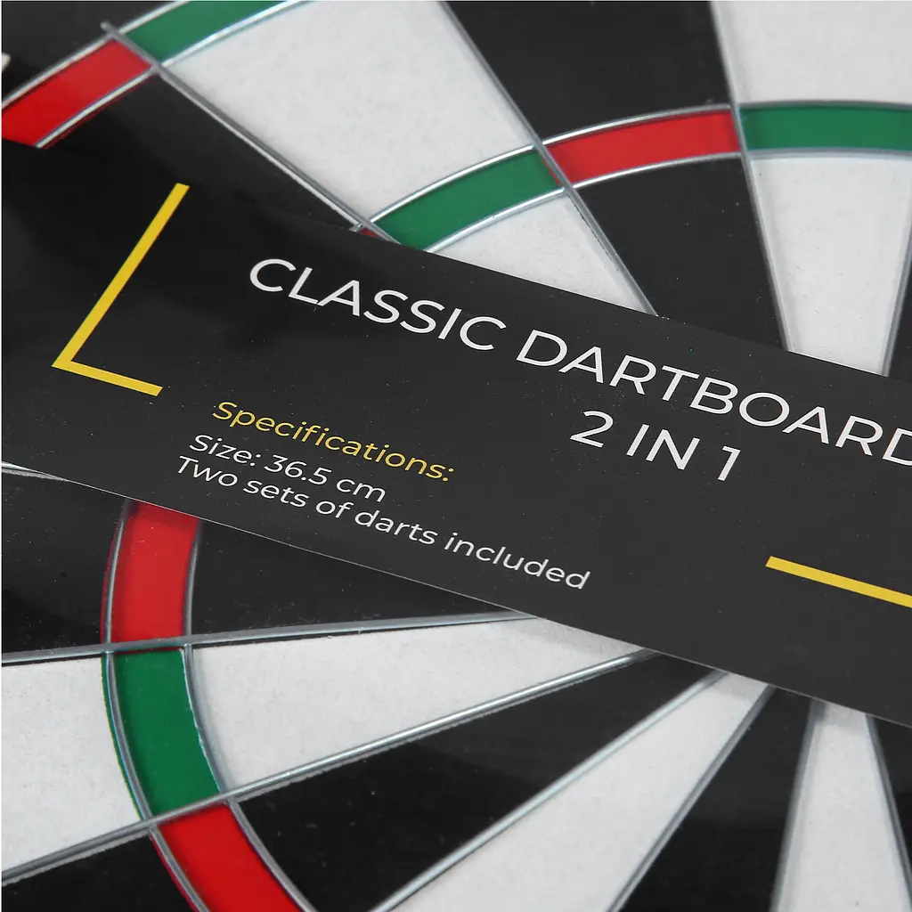 Дартс класичний Cornix Dartboard Game 2 в 1 36.5 см + 2 комплекти дротиків XR-0391 - фото 5