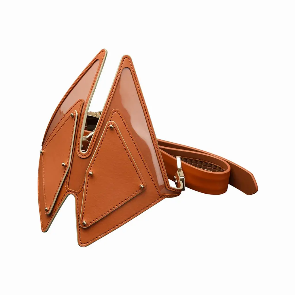 Маска на очі Lockink Vixen Blindfold коричневий - фото 2