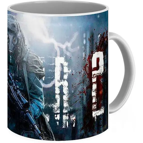 Кухоль GeekLand Сталкер S.t.a.l.k.e.r. 2 ST.02.21 330 мл білий - фото 2