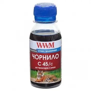 Чорнило WWM для Canon CL-441/CL-446/CLI-451C 100г Cyan водорозчинне (C45/C-2) - фото 2