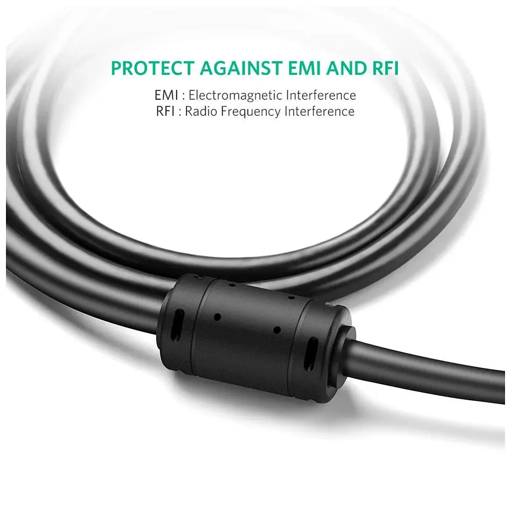 Кабель мультимедійний VGA M to VGA M 2.0m VG101 black Ugreen (11646) - фото 4