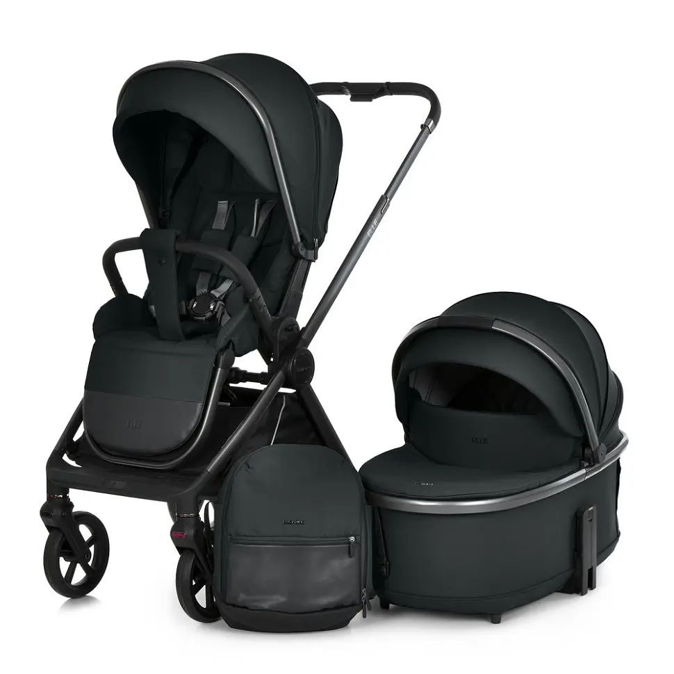Коляска універсальна 2 в 1 ELLE ME 1221 Black