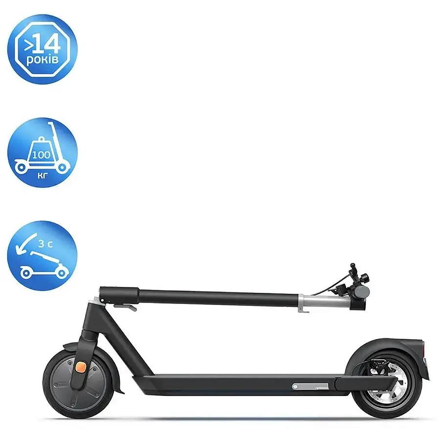 Электросамокат OKAI ES20 NEON складной 300/600W 9.8Ah скорость 25 км/ч до 40 км NFC App колеса 8.5'' нагрузка до 100 кг - фото 4