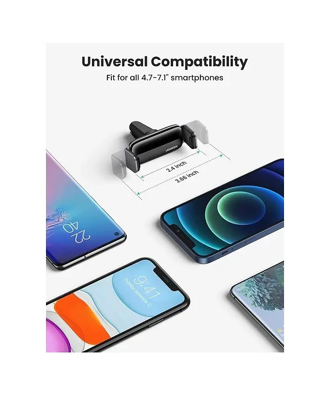 Автотримач для телефона Ugreen LP120 Air Vent Phone Holder - фото 2