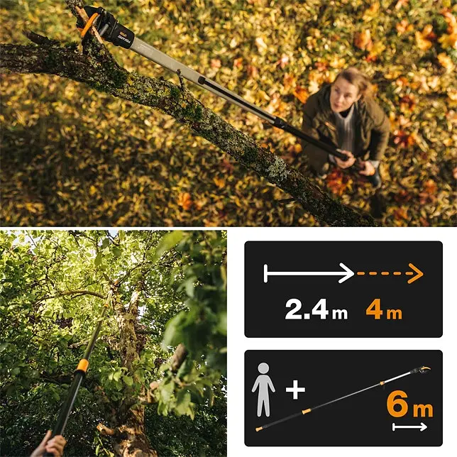 Гілкоріз телескопічний Fiskars PowerGear UPX86 (1023624) - фото 9
