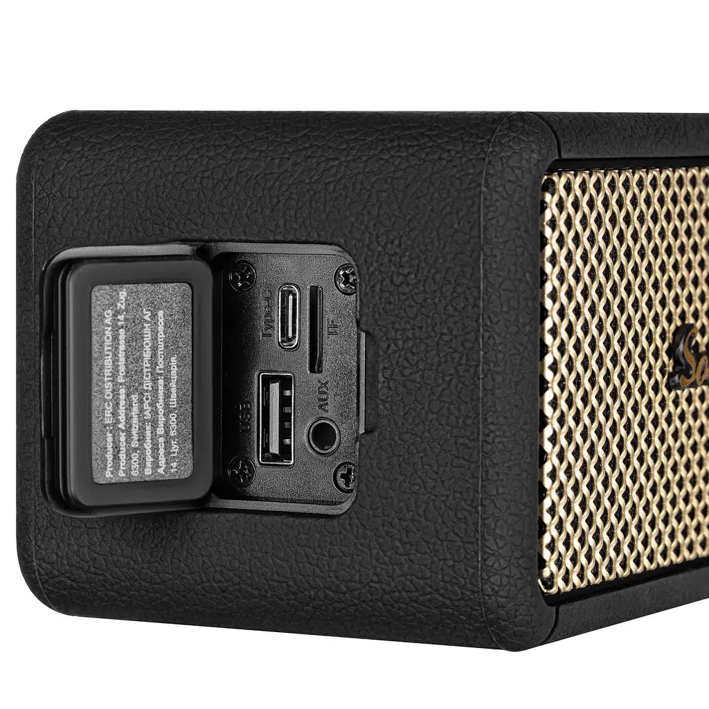 Портативная колонка 2E SoundLegend mini Black 40Вт, BT 5.3, TWS, FLAC, MP3, WAV, EQ, Power Bank, IPX6 - фото 4