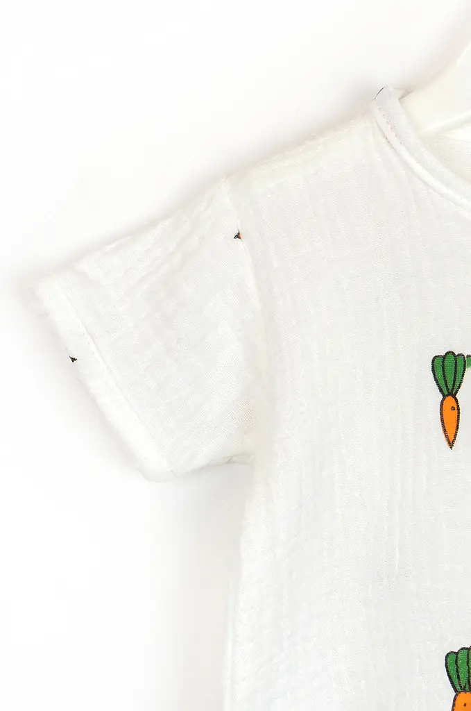 Муслиновый песочник для малышей на пуговицах Carrots - фото 3