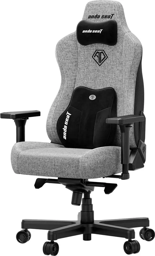 Ігрове крісло Anda Seat Kaiser 3E Grey Fabric Size XL (AD23YC-XL-09-G-CF-G01) - фото 3