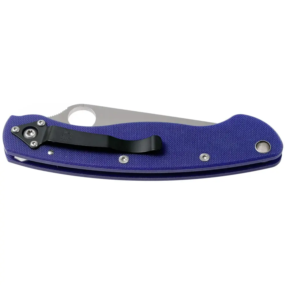 Ніж Spyderco Military Dark Blue - фото 4