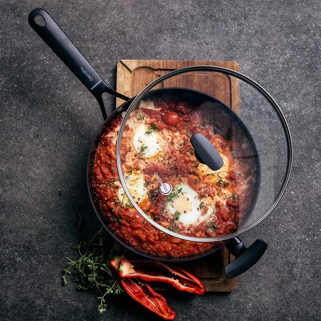 Сотейник GreenPan Smart з кришкою 28 см 4.2 л (CC005193-001) - фото 3