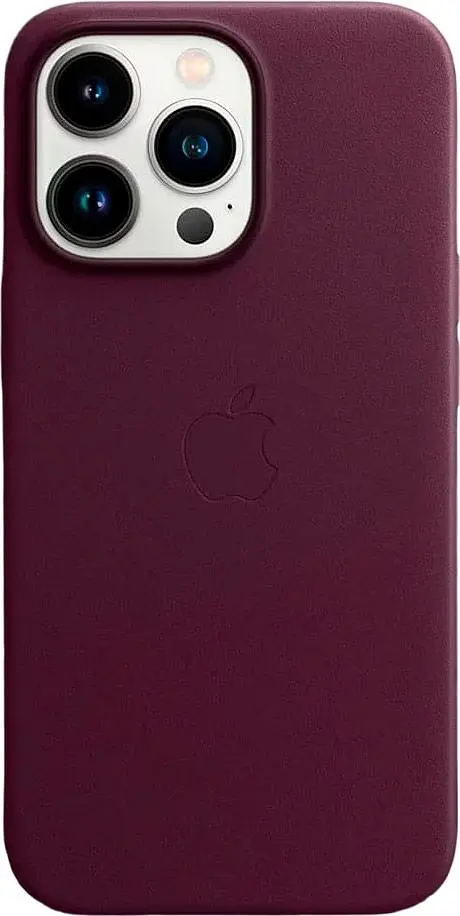Чохол Leather Case с MagSafe для Apple iPhone 13 Pro Dark Cherry (MM1A3) [82270] - фото 2