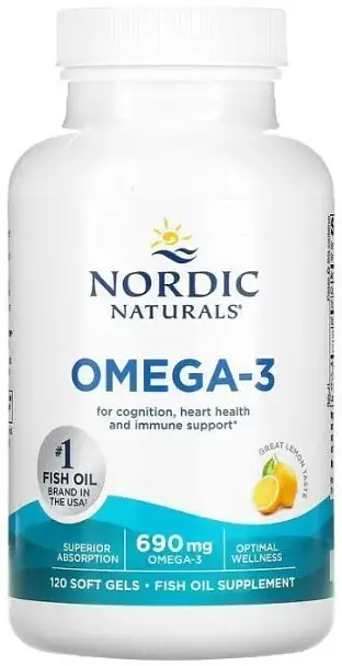 Омега риб'ячий жир Nordic Naturals Omega-3 690 мг 120 капсул Лимон