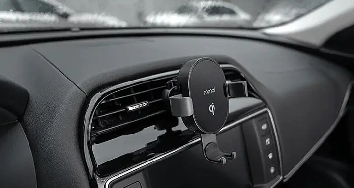 Автодержатель с беспроводной зарядкой Xiaomi70mai Wireless Car Charger Black (PB01) - фото 4