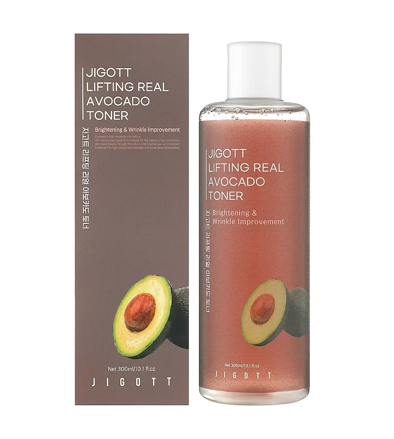 Тонер для обличчя Авокадо Lifting Real Avocado Toner Jigott 300 мл - фото 2