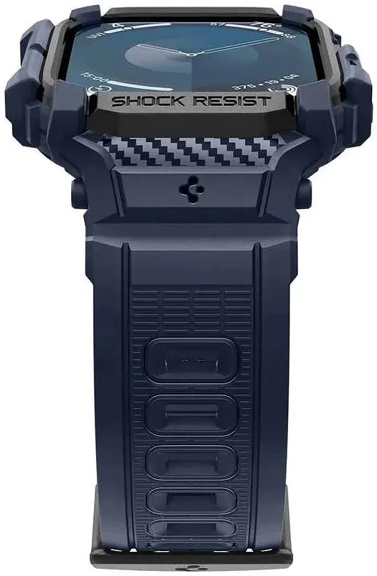 Чохол-ремінець Spigen Rugged Armor Pro для Apple Watch 10 46 mm Navy Blue (ACS08606) - фото 2