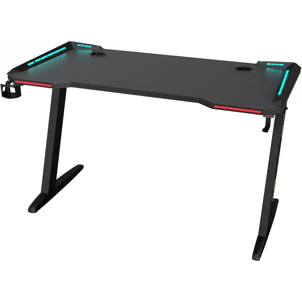 Комп'ютерний ігровий стіл GT Racer T-1226 Black [125819] - фото 3