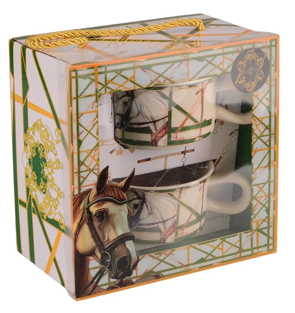 Набор чашек Horses, 2х220 мл LED kuh0015872 - фото 3