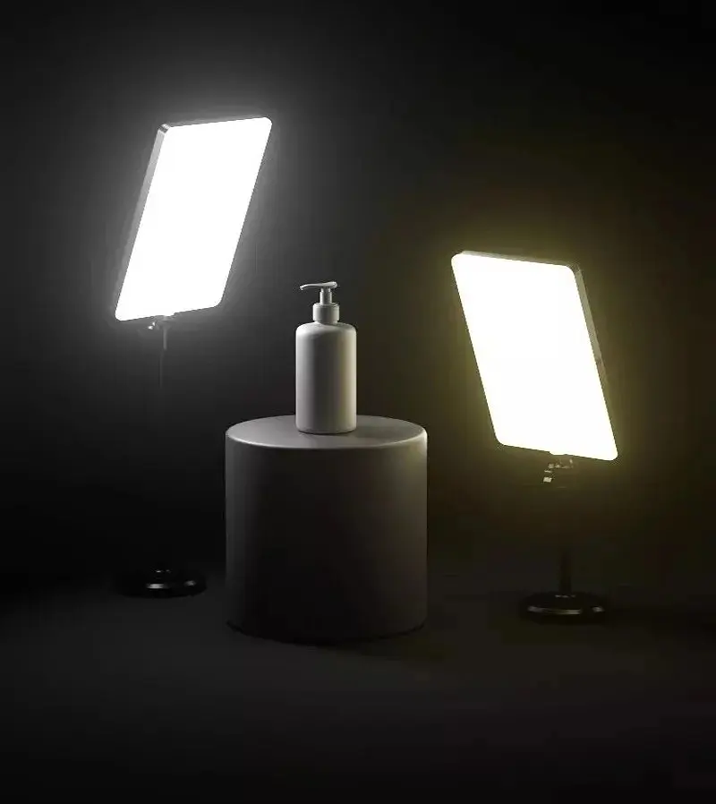 Прямокутна світлодіодна LED лампа 60W з пультом та штативом 2м студійне світло для фото та відео зйомки набір для блогера UKC L-3560 - фото 7