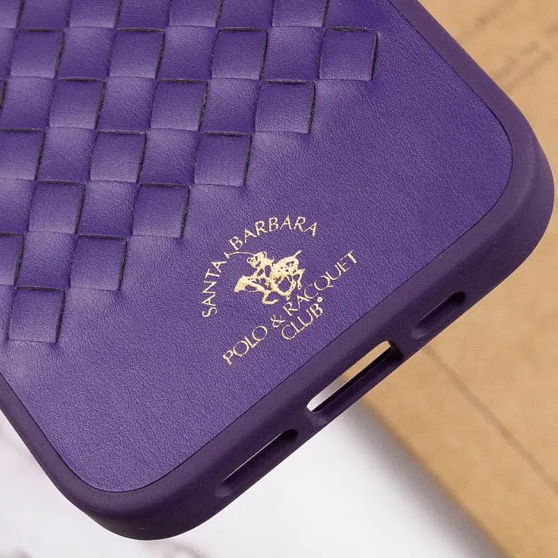 Шкіряний чохол Polo Santa Barbara для Apple iPhone 14 Plus (6.7) Purple - фото 6