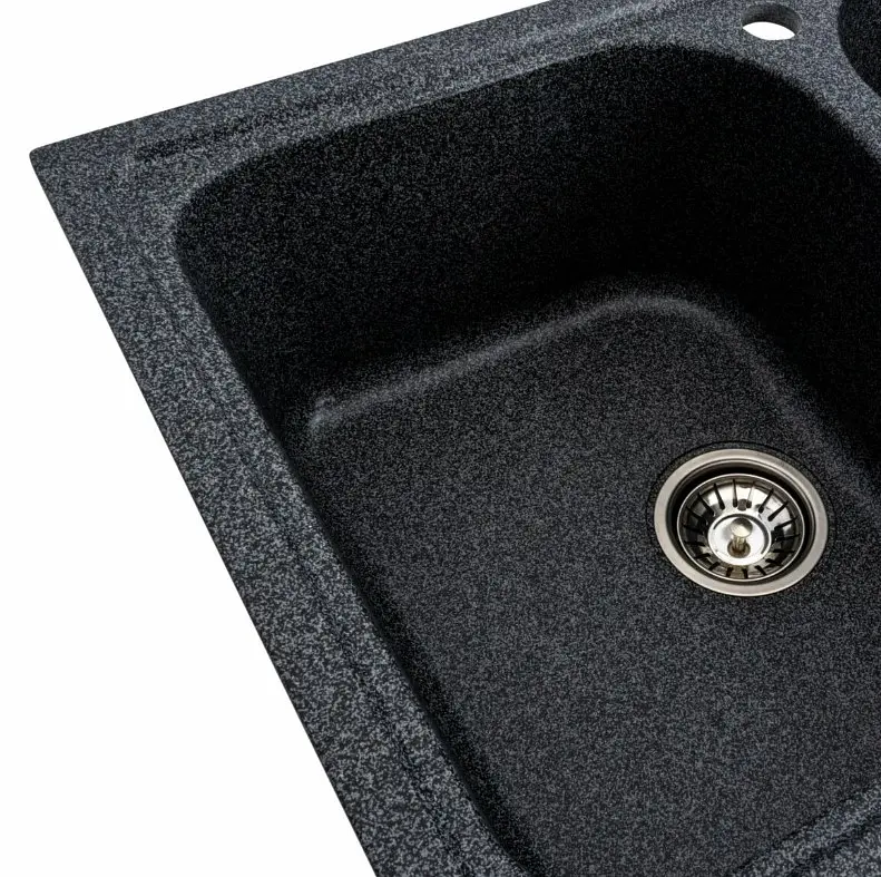 Кухонна мийка Platinum 7950 EQUATORIA матовий Графіт (SP000035784) - фото 2