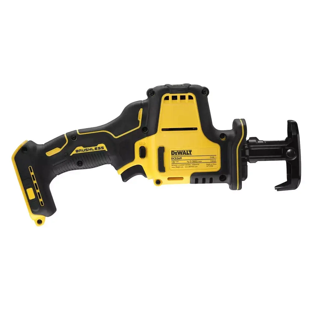 Шабельна пила DeWALT 18В XR Li-lon, 0 - 2800 ход/хв, 1.43 кг (без АКБ та ЗП) (DCS369N) - фото 4