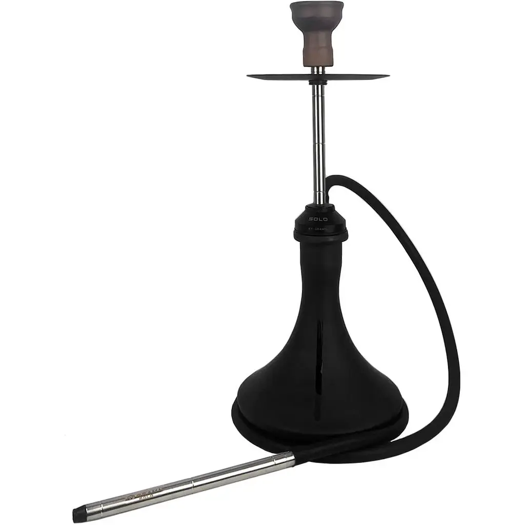 Кальян Gramm Solo Silver Craft Black Matt - фото 2