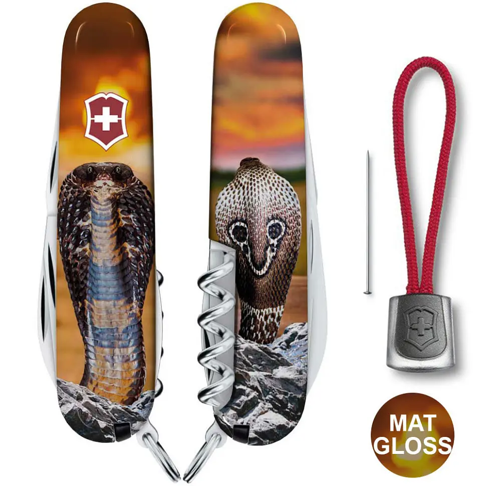 Ніж Victorinox Spartan Zodiac 91мм 13функ Королівська кобра - фото 2