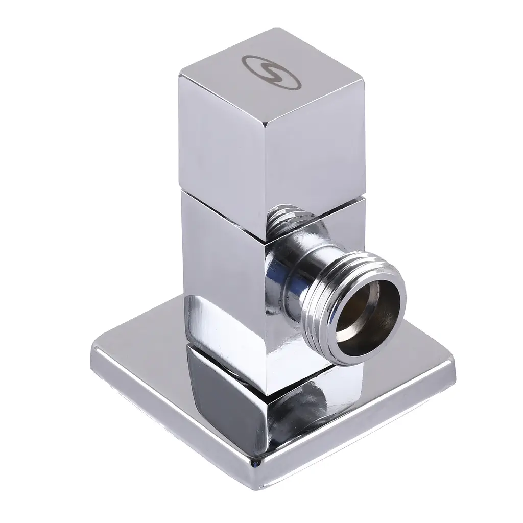 Кран напівобертовий кутовий Solomon 1/2″х1/2″ Cube 7078 000015031 - фото 5