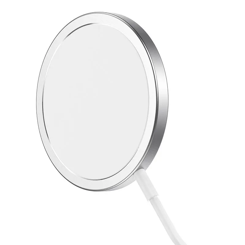 Бездротовий зарядний пристрій Hoco CW30 Pro Magnetic Wireless Fast Charger/MagSafe 15W Silver [70769] - фото 2