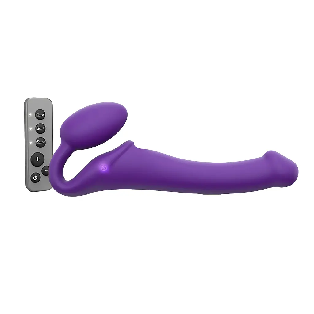 Безремінний страпон Strap-On-Me Vibrating M, 18 см