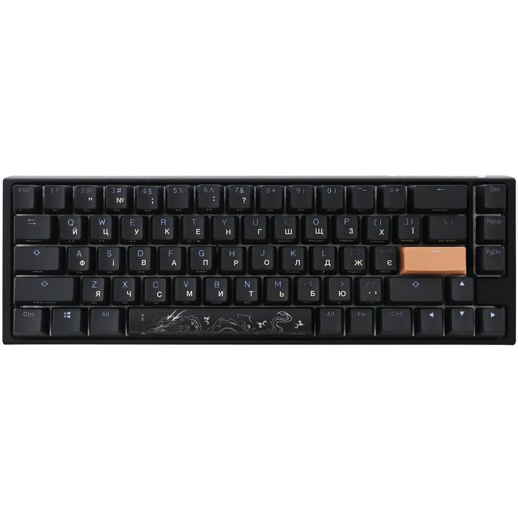 Клавіатура Ducky One 3 SF Cherry MX Red RGB UA USB Black (DKON2167ST-RUAPXCLAWSC1) - фото 2