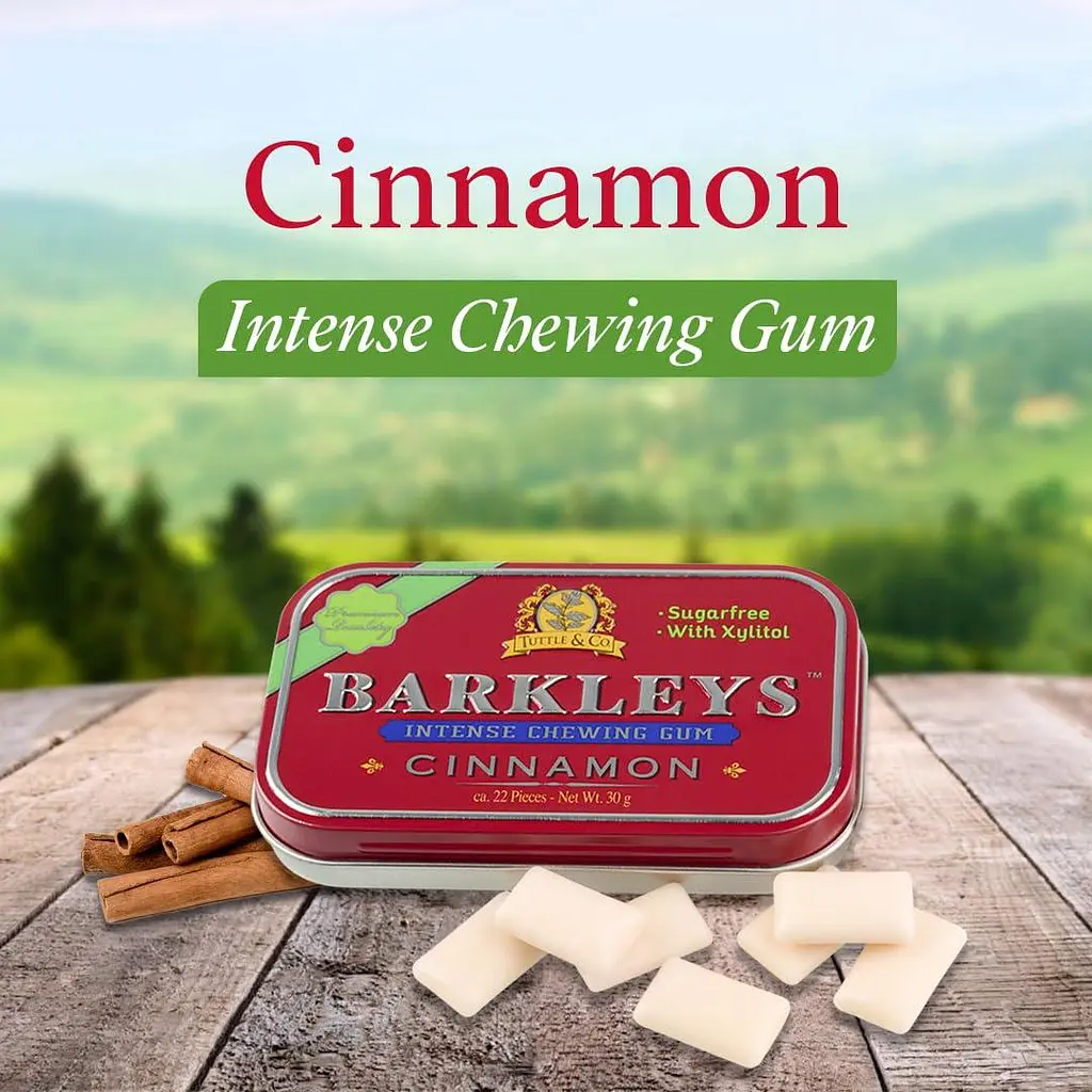 Жувальна гумка Barkleys Sugar Free Gum Xylitol Cinnamon 30г - фото 7