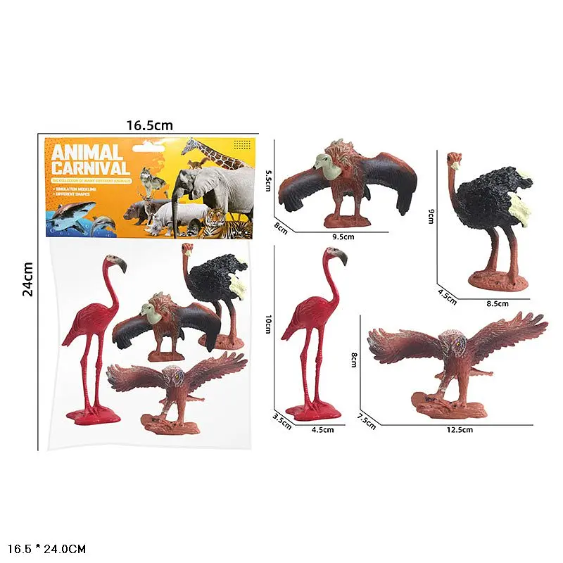 Тварина птахи 4 шт F2205 - фото 2