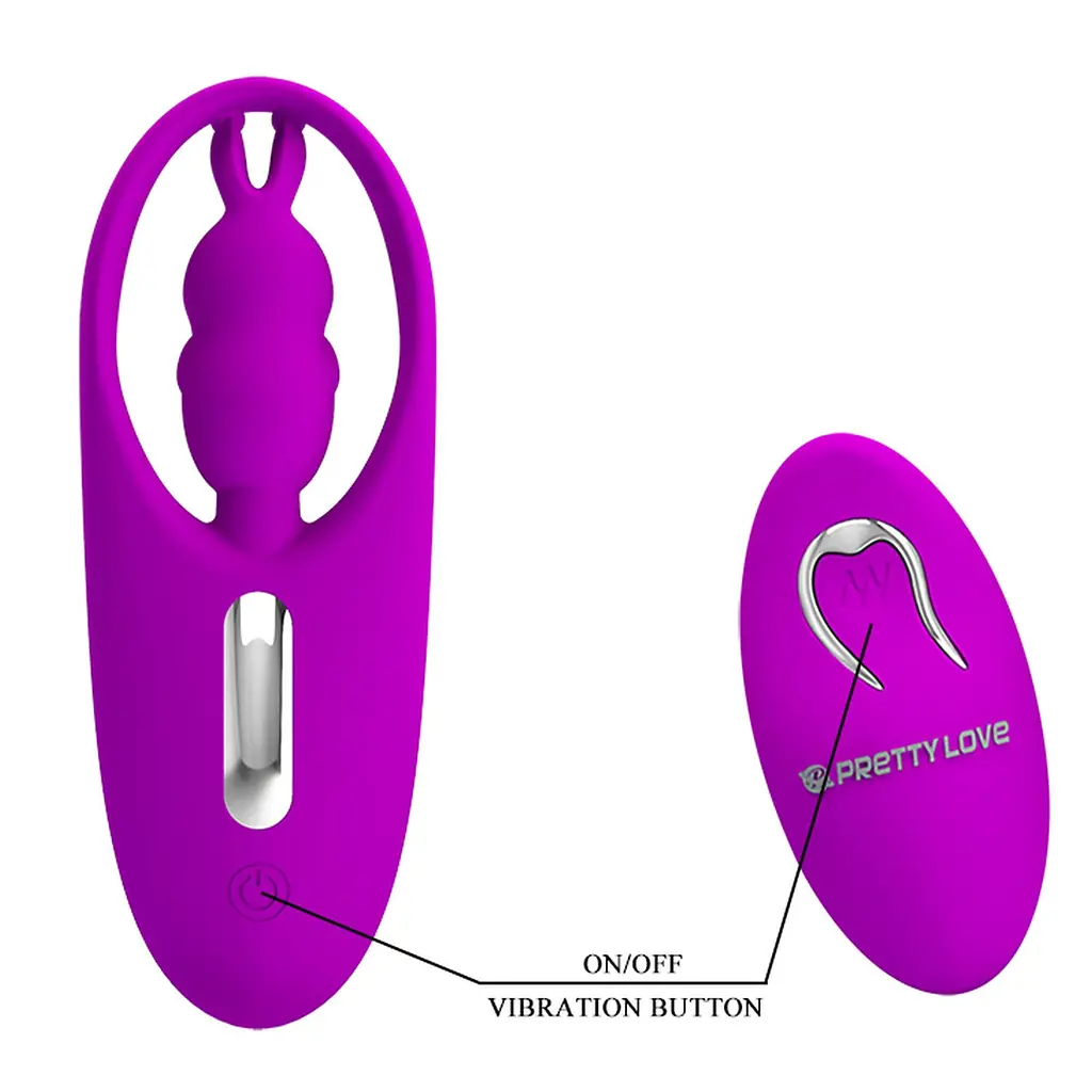 Вібратор для клітора Pretty Love Wild Rabbit 10.8 см фіолетовий - фото 6