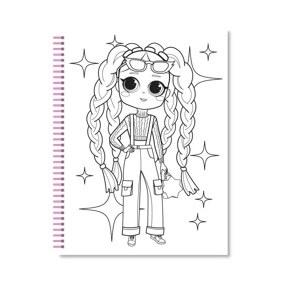 Дитяча розмальовка з олівцями "Coloring fun" НТ-39-01 24 аркуши - фото 2