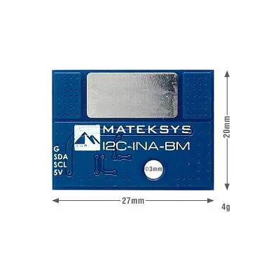 Датчик струму MATEK I2C-INA-BM (I2CINABM) - фото 2