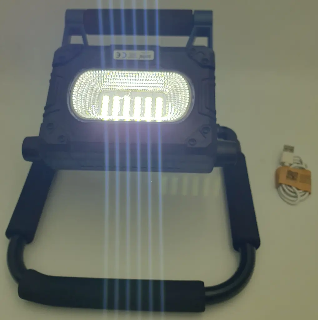 LED Прожектор 30W трансформер акумуляторний світлодіодний із сонячною батареєю та функцією Power Bank ліхтар Panther PT-874 - фото 7