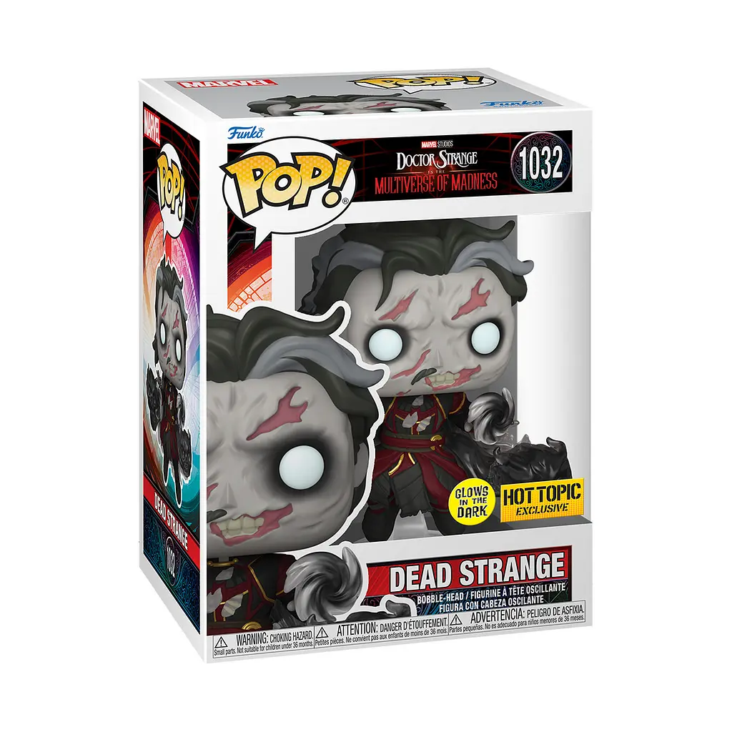Фигурка Funko Pop Марвел Доктор Стрэндж Marvel Dead Strange Glow 10 см FP M DS 1032 - фото 2