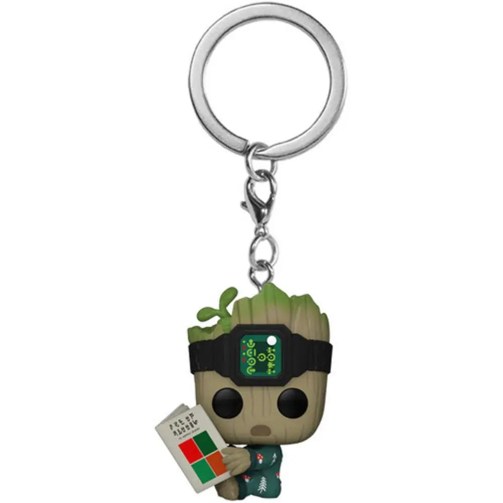 Фігурка-брелок Funko Pop I Am Groot Groot Shorts PJs w/ Book 4 см (BF AG 1193) - фото 2