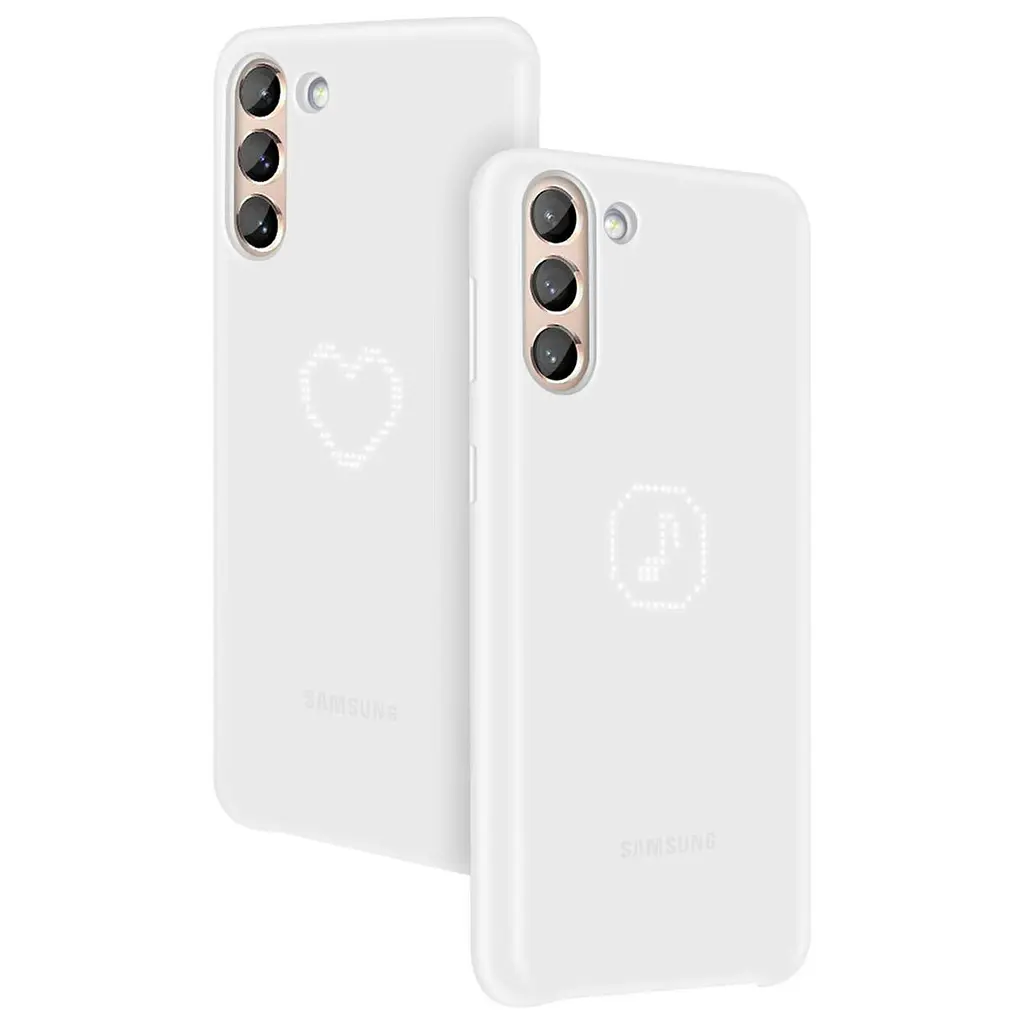 Чохол протиударний Official LED Cover EF-KG996CWEGRU для Samsung Galaxy S21 Plus (6.7") White - фото 5