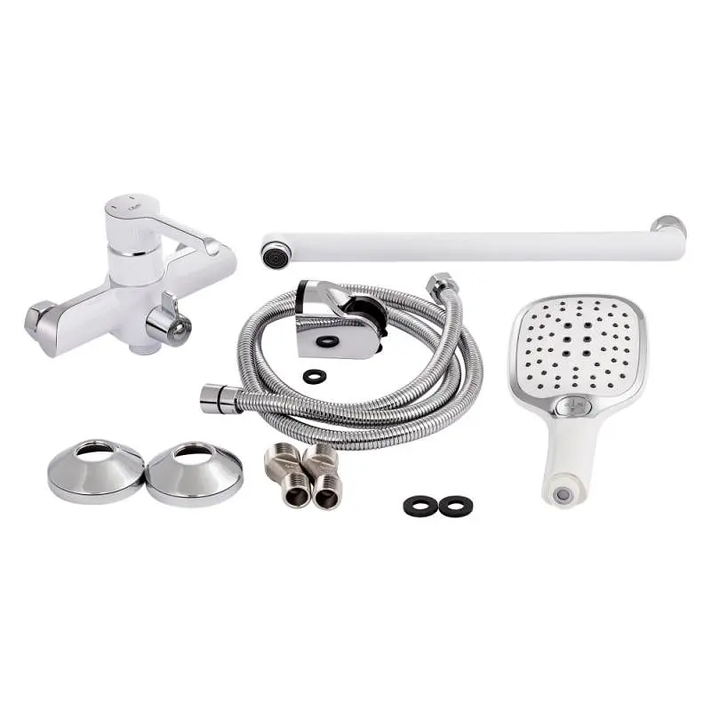 Смеситель для ванны Qtap Grand WCR 005, Белый - фото 8